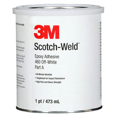 M Scotch Weld Epoxy Adhesive Dp Off White Part B A Quart Kit