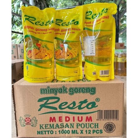 Jual Minyak Goreng Resto Kemasan Liter Shopee Indonesia