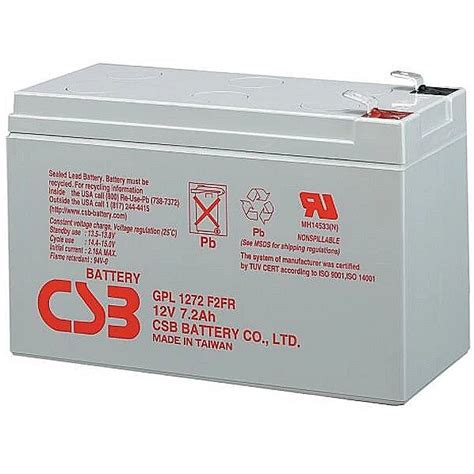 Csb Rechargeable Battery Gp F V Ah Gp F