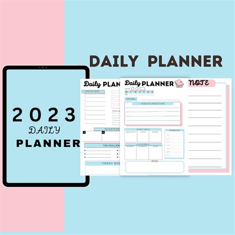 2023 Daily Planner, Online Daily Planner, Pdf Daily Planner, Daily ...