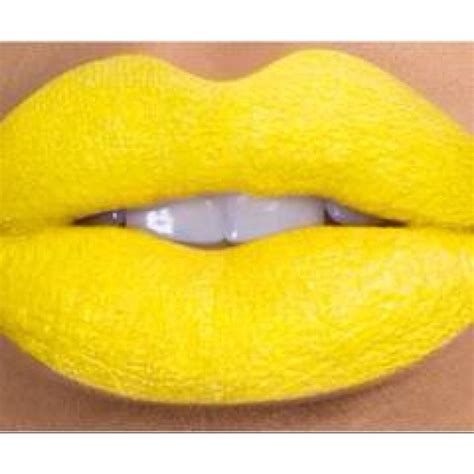 Pin By Ms Marymac On Random And Wonderful Yellow Lipstick Yellow Lip