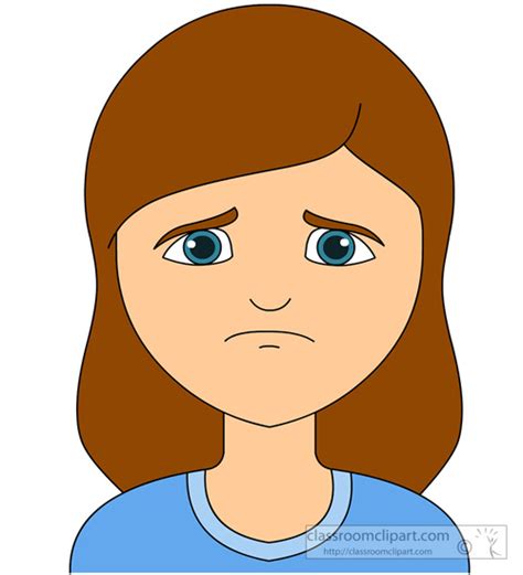 Emotions Clipart Sad Emotional Expression 914 Classroom Clipart