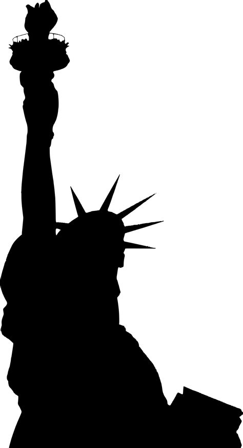 Clipart - Statue of Liberty (silhouette)