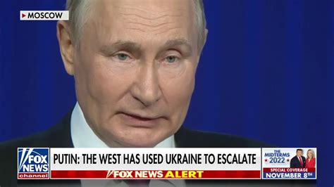 Putin Blames The Us For Escalations In Ukraine War Fox News Video