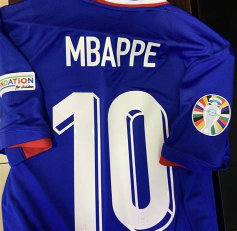 Kylian Mbappe France National Team Home Jersey Euro Original