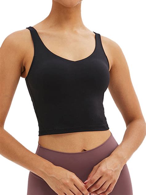 Dodoing Sports Bra For Women Sport Vests Short Camisoles Longline