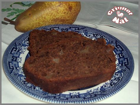 Cake Au Chocolat Et Aux Poires Grignot Nat