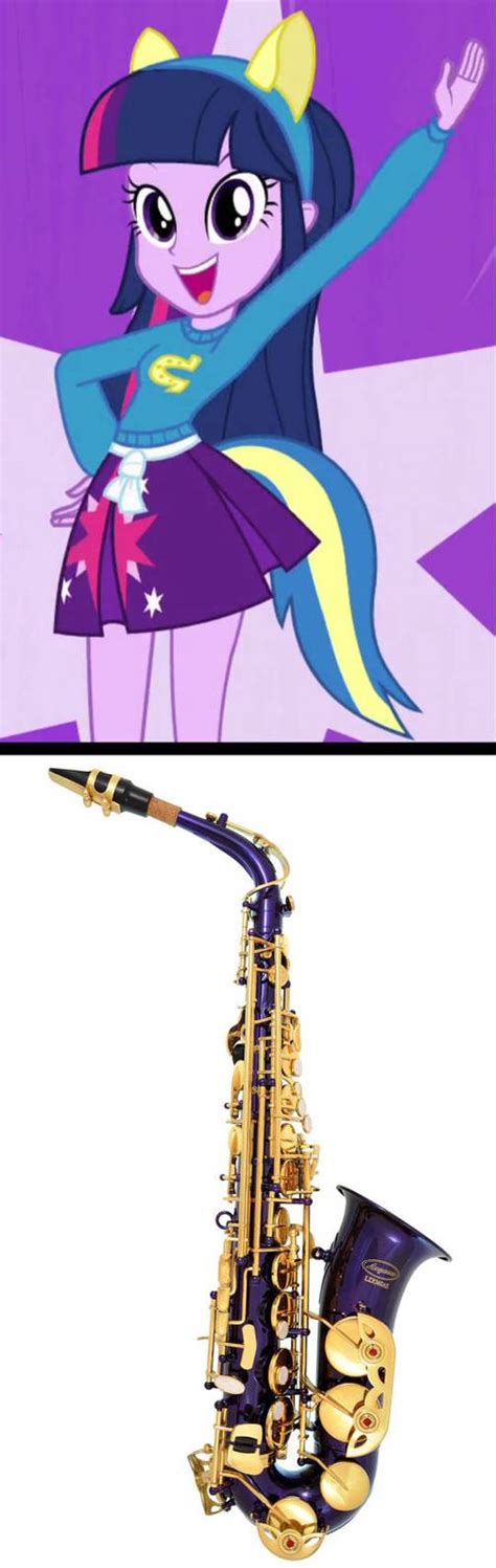 Twilight Sparkle Alto Saxophone 3 Purple Sax By Weyantonio26 On