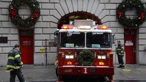 FDNY Spare Tower Ladder 1 Backing Into Their Firehouse YouTube