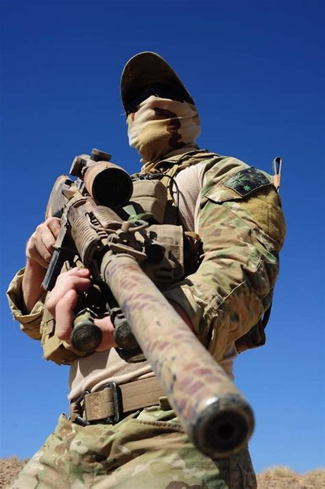 Australian Sniper In Afghanistan With A Suppressed Sr 25 Best Sniper