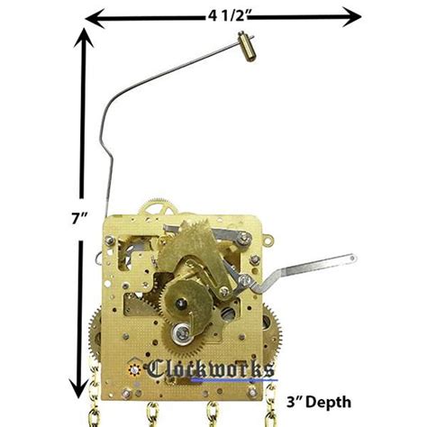 261 Hermle Clock Movement Fast Shipping Clockworks Clockworks