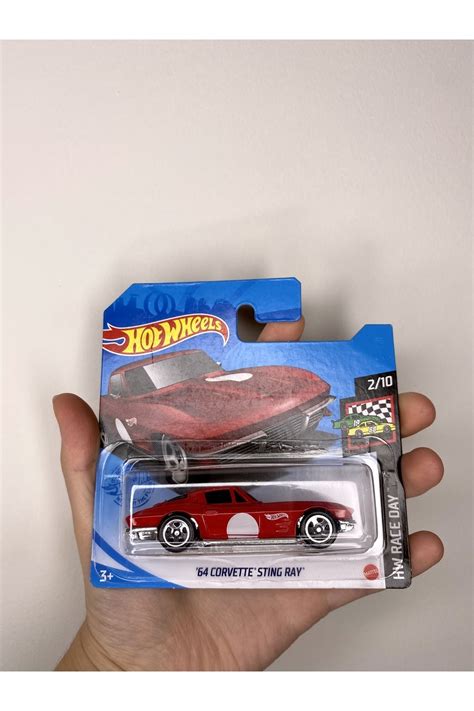 HOT WHEELS Hotwheels 64 Corvette Sting Ray Kırmızı 1 64 Ölçek Mini Metal Araba Fiyatı Yorumları