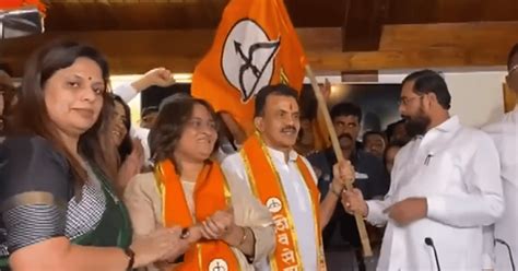 Expelled Congress Leader Sanjay Nirupam Joins Eknath Shinde Led Shiv Sena