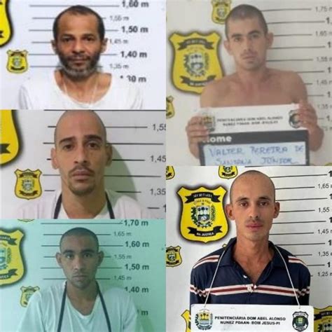 Pol Cia Recaptura Mais Cinco Dos Fugitivos Da Penitenci Ria De Bom