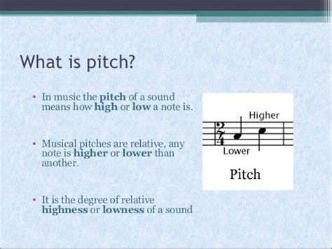 Pitch