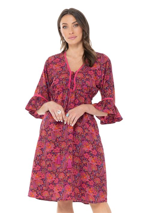 Nanika Rayon Dress In Malta Print Rasaleela