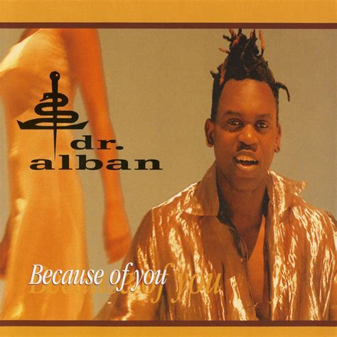 Car Tula Frontal De Dr Alban Because Of You Cd Single Portada