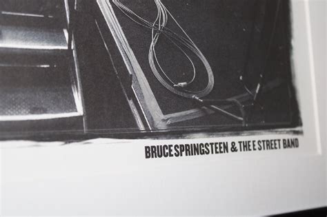 Bruce Springsteen - 2010 Columbia Records Lithograph - Custom Frame - – Circuit Records