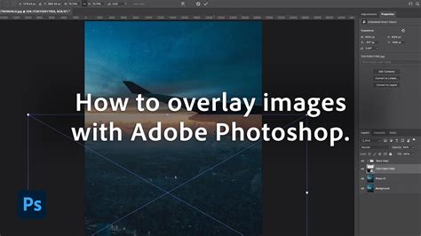 How To Overlay And Merge Images Adobe Photoshop Youtube