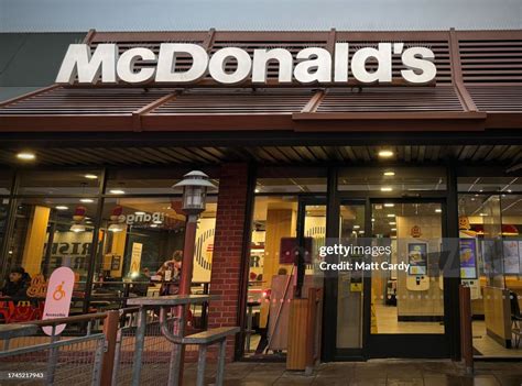 People eat inside a branch of the fast food restaurant McDonald's, on ...