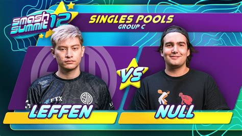 Leffen Vs Null Singles Pools Group C Smash Summit Fox Vs Fox