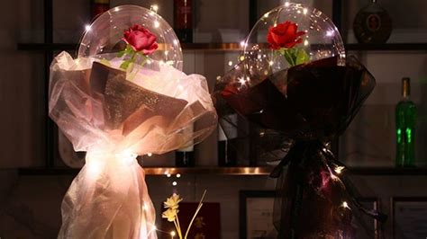 Diy Led Luminous Rose Balloon Bouquet Tutorial