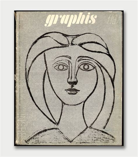 Graphis 19 1947 Cover By Pablo Picasso Graphic Design Collection Vintage Graphic Design