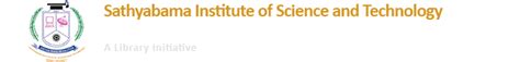 Sathyabama Institute of Science and Technology