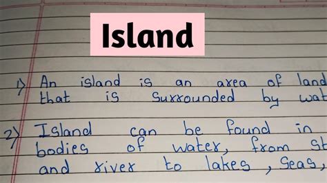 10 Lines On Island Essay On Island In English Island Essay In English