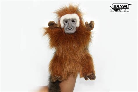 Hansa Toy 7951 Spring Monkey 48 Cm Hand Puppet Cuddly Toy Soft Toy
