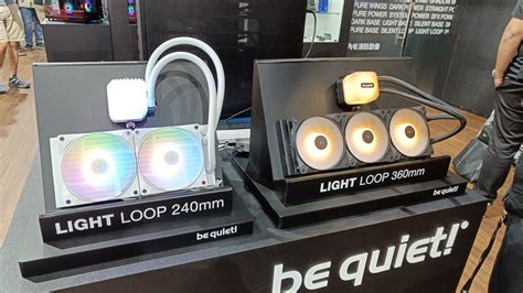 Light Loop Light Base E Dark Rock Allo Stand Be Quiet Al Computex