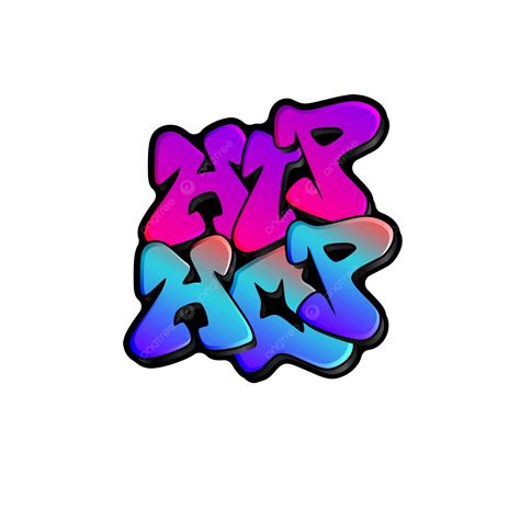 Tipograf A De Letras De Graffiti De Hip Hop Vector Png Dibujos Hip Hop