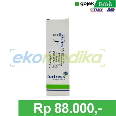 Jual Reagen Widal Salmonela Fortress Salmonella Para Thypi Per Vial