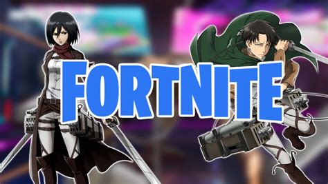 Fortnite Presenta Las Skins De Mikasa Y Levi Attack On Titan Primer Tráiler Y Fecha De Salida