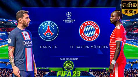 Fifa 23 Psg Vs Bayern Munich Champions League 20222023 Full Match Youtube