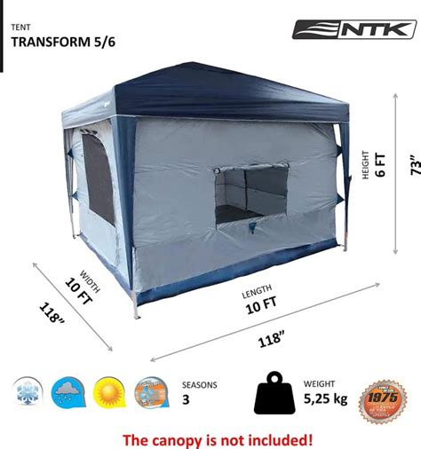 Transform Camping Tent Attaches To Any X Easy Up Pop Up Canopy