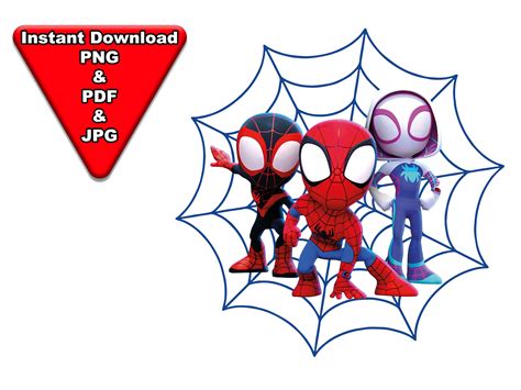 Spidey and His Amazing Friends Png Spidey and His Amazing - Etsy