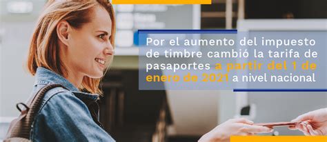 Por el aumento del impuesto de timbre cambió la tarifa de pasaportes a