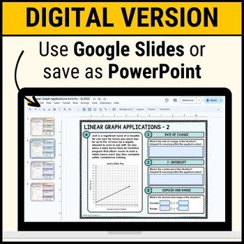 Linear Graph Applications Activity - Print and Digital by Math Beach ...