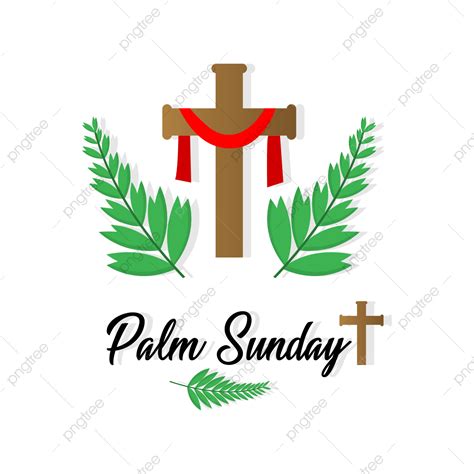 Palm Sunday Religious Clipart Png Images Palm Sunday Vector Design