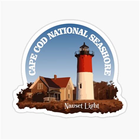 Cape Cod National Seashore Sticker For Sale By Curranmorgan Redbubble