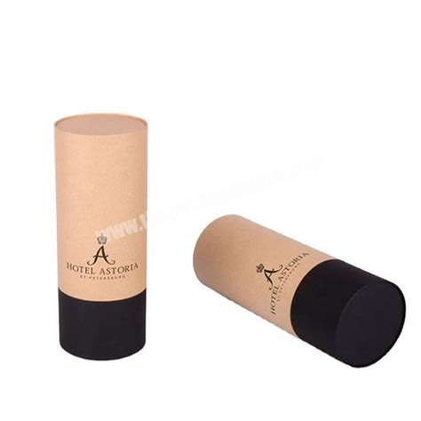 Custom Printed Round Cardboard Gift Box Wholesale Tea Kraft Paper Tube