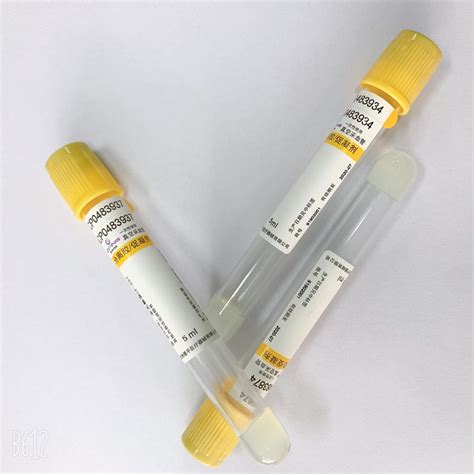 Silicon Sodium Citrate Acd Blood Collection Tubes High Stability