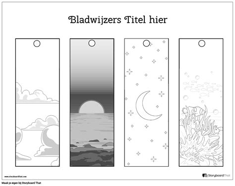 Bladwijzersjablonen Bladwijzermaker Maak Uw Eigen Bladwijzer