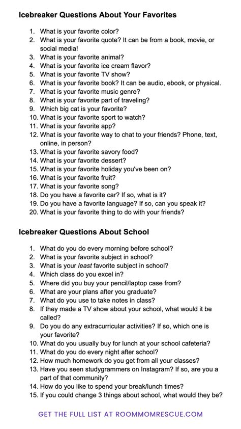 75 Fun Icebreaker Questions For Teens In 2024 Ice Breaker Questions Funny Icebreaker