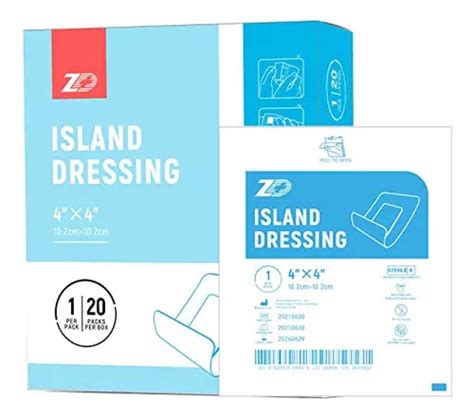 Apósito De Espuma De Sili Zd Island Dressing Adhesivo Gauze | Cuotas sin interés