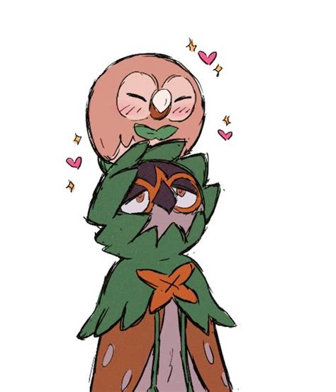 Rowlet And Decidueye Pokemon And 2 More Drawn By Laurensassen Danbooru