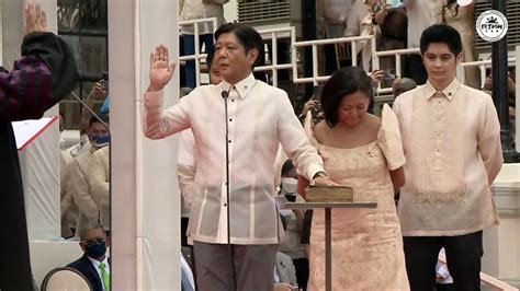 Marcos Jr Nanumpa Na Bilang Ika 17 Pangulo Ng Pilipinas Pilipino