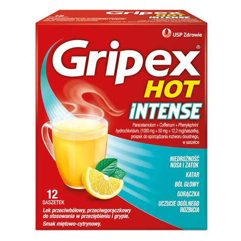 Gripex Hot Intense 12 Saszetek Apteline Pl
