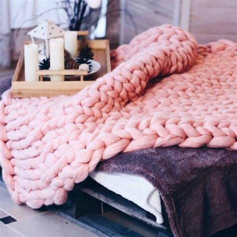 Sale Chunky Blanket Chunky Knit Throw Chunky Knit Blanket Etsy